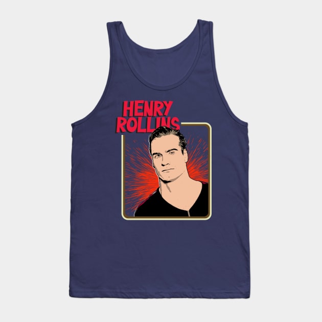 Henry Rollins Comic Tank Top by Innboy